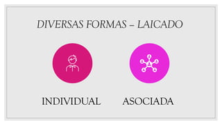 DIVERSAS FORMAS – LAICADO
INDIVIDUAL ASOCIADA
 