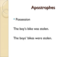 Apostrophes | PPT