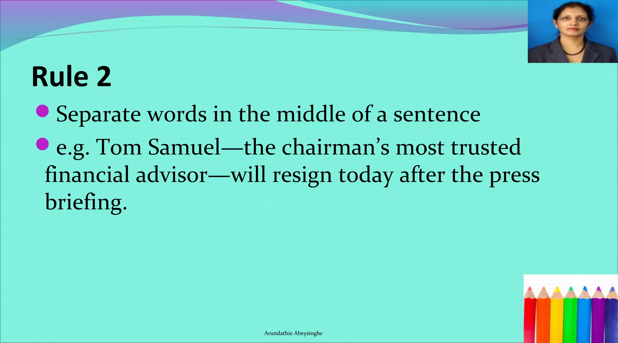 Apostrophes and Dashes | PPT