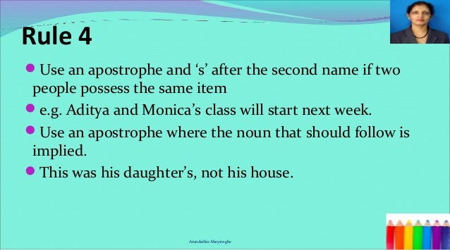Apostrophes, Dashes, And Spaces In Names – ELTOE
