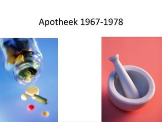 Apotheek 1967-1978
 