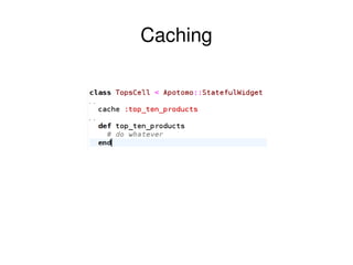 Caching 