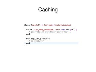 Caching 