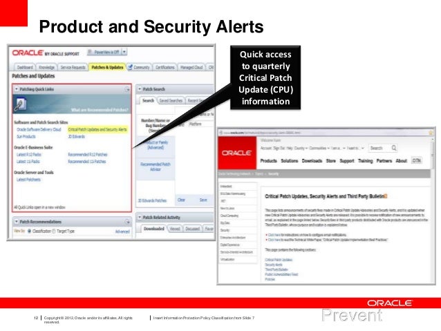 oracle quarterly patch