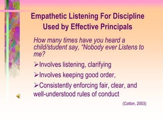 Empathetic Listening for Conflict
       Resolution: Using the Q & A
 Why did this conflict escalate? What could have
  b...