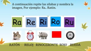 Letra R Raton Apoyo-lectoescritura-letra-R (1).pdf niños+6 años | PDF