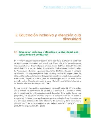 Apoyo-psicopedagogico.pdf En el area de Orientacion y Psicologia | PDF
