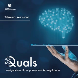 Inteligencia artificial para el análisis regulatorio
Nuevo servicio
 
