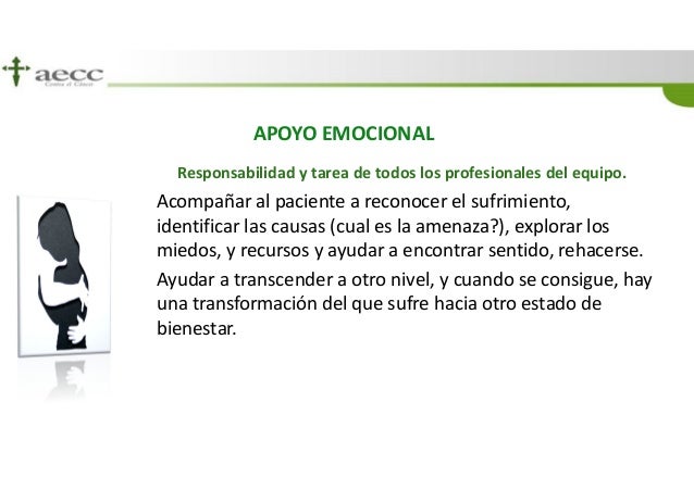 Apoyo emocional en cuidados paliativos