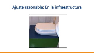 Ajuste razonable: En la infraestructura
 