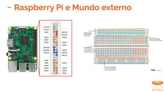 Raspberry Pi e Mundo externo
 