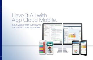 Have It All with
App Cloud Mobile.
BUILD MOBILE APPS FASTER WITH
THE LEADING CLOUD PLATFORM
5
NEXTSTEPS
18
 