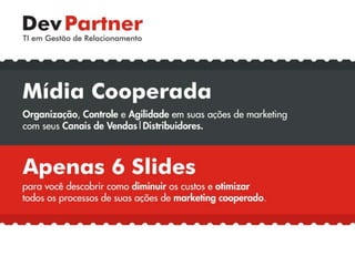 Apresentação DevPartner - Marketing Cooperado