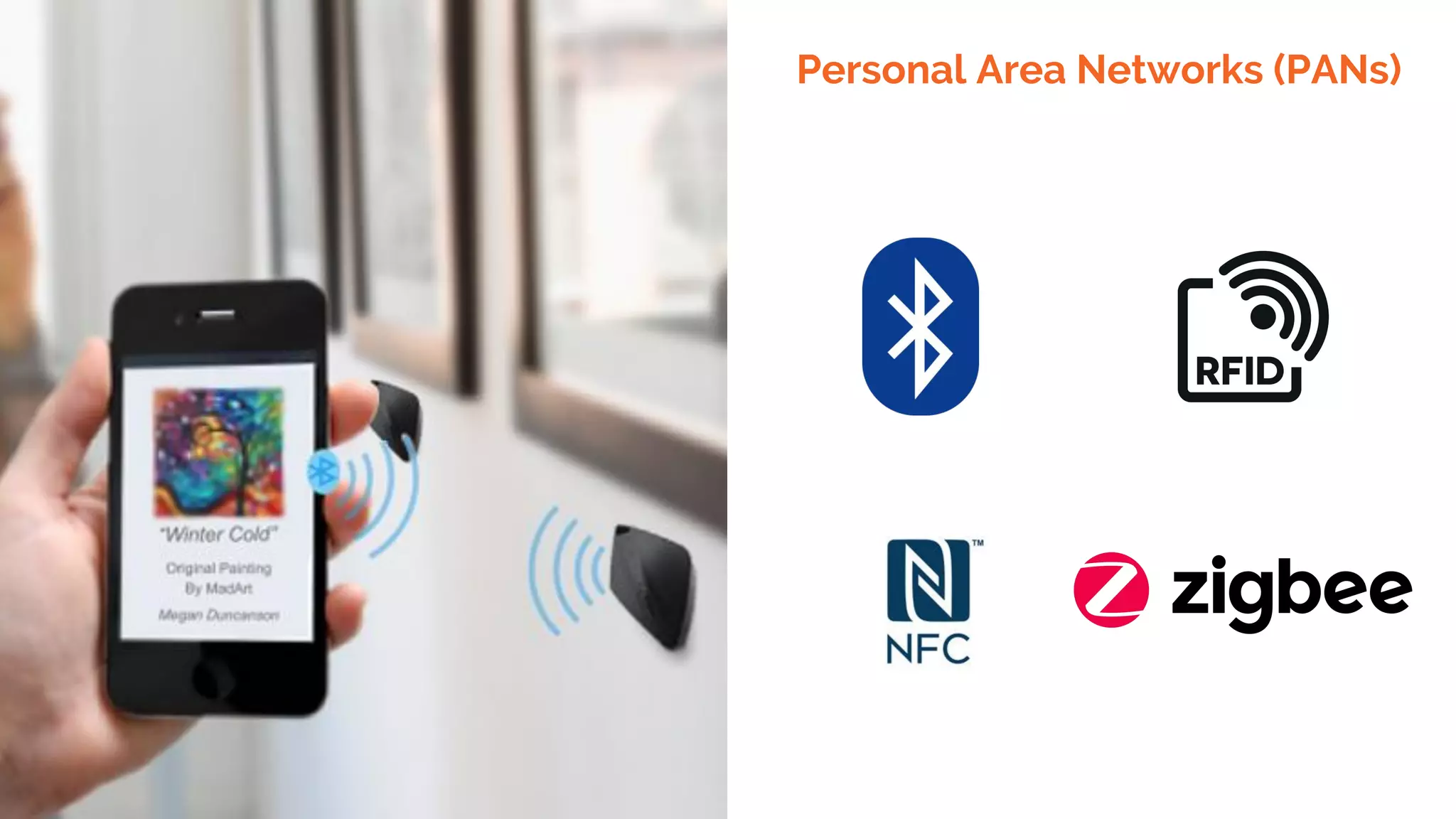 Personal Area Networks (PANs)
 