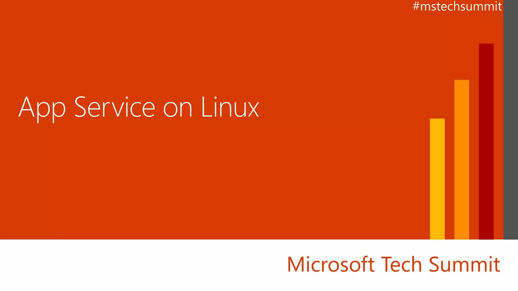 Microsoft Tech Summit
 