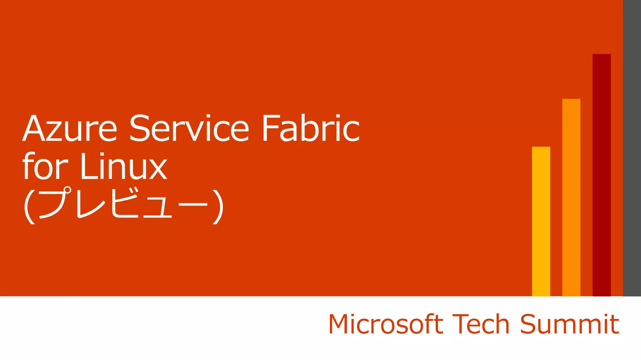 Microsoft Tech Summit
 