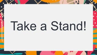APP 1 Q2 - WEEK 1 - Manifestoes and Defend A Stand.pptx