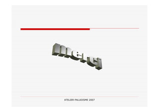 ATELIER PALUDISME 2007
 