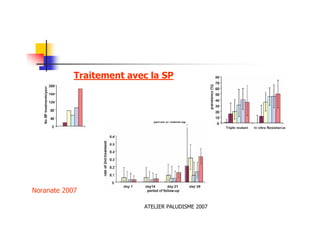 ATELIER PALUDISME 2007
Traitement avec la SP
Noranate 2007
 