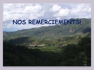 NOS REMERCIEMENTS!
 
