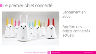 tech.days 2015#mstechdaysUse In IoT : de la Board au Dashboard
 