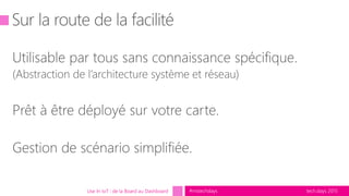 tech.days 2015#mstechdaysUse In IoT : de la Board au Dashboard
 