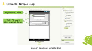 Android App Development with MIT App Inventor 2: Database Basic | PPTX