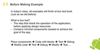 Android App Development with MIT App Inventor 2: Database Basic | PPTX