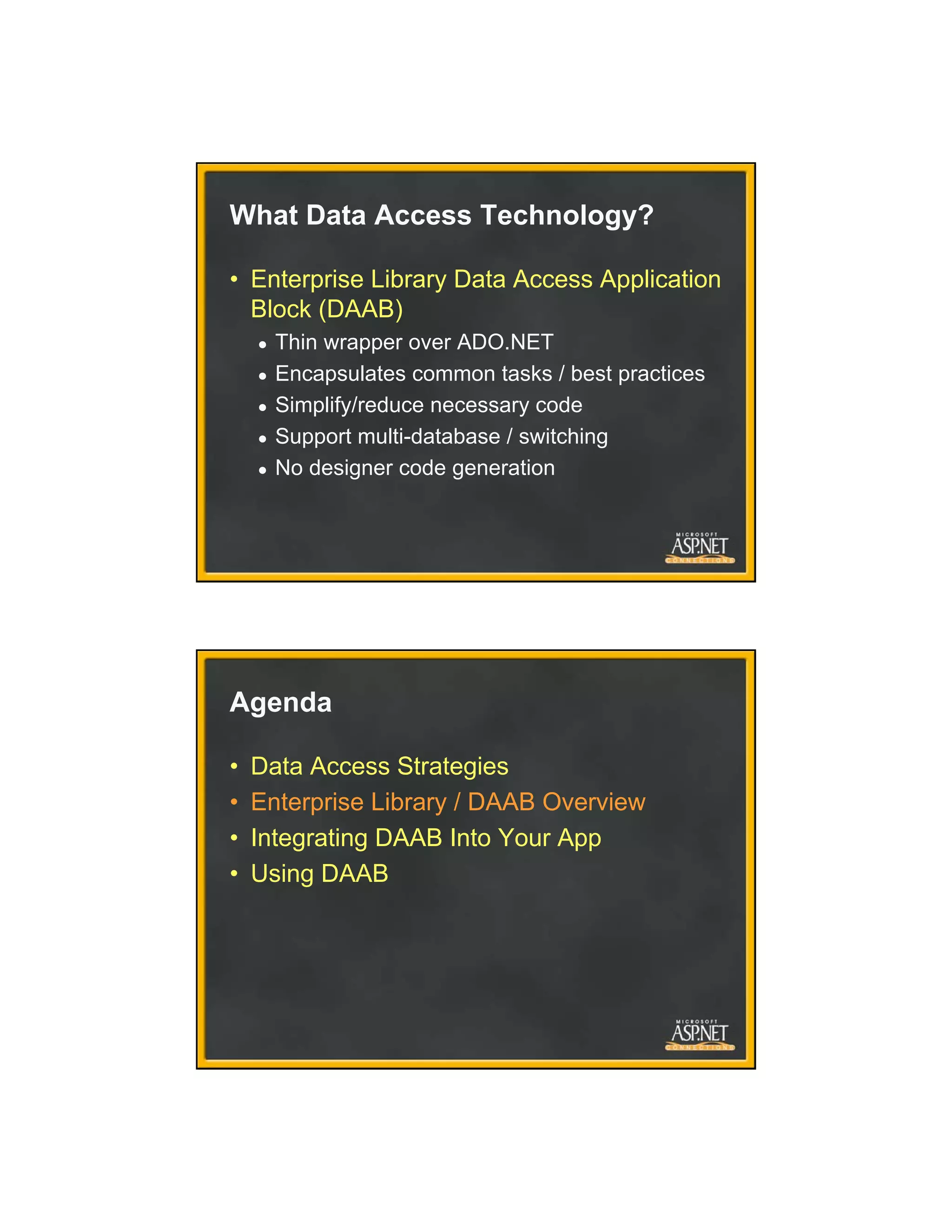 App301 Implement a Data Access Layer with Ent Lib