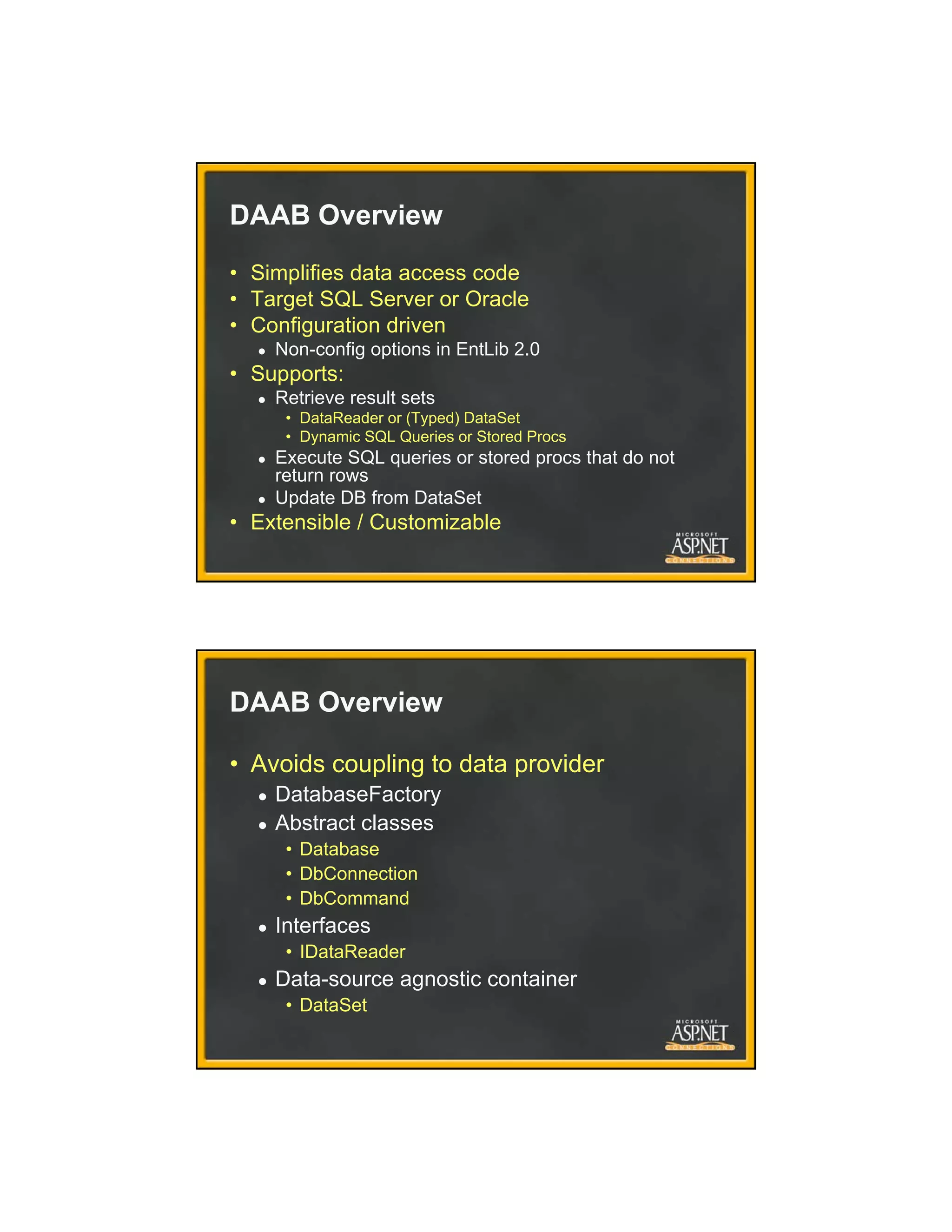 App301 Implement a Data Access Layer with Ent Lib