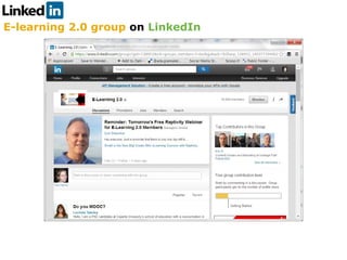 E-learning 2.0 group on LinkedIn
 