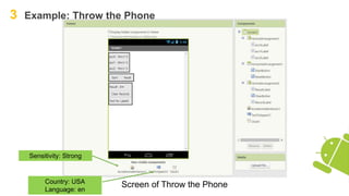 Android App Development with MIT App Inventor 2: Accelerometer | PPTX