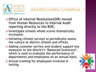 Owns and operations a radio station, WABE-FM and a public television station known as Public Broadcasting Services (PBS);