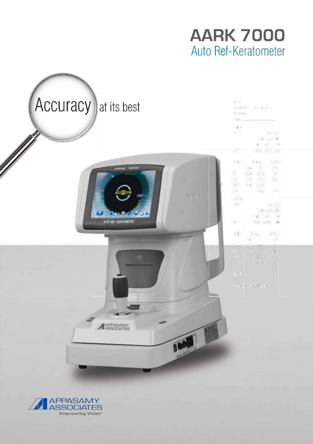 Appa Auto Refractor Keratometer PDF