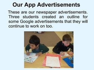 Our App Advertisements ,[object Object]