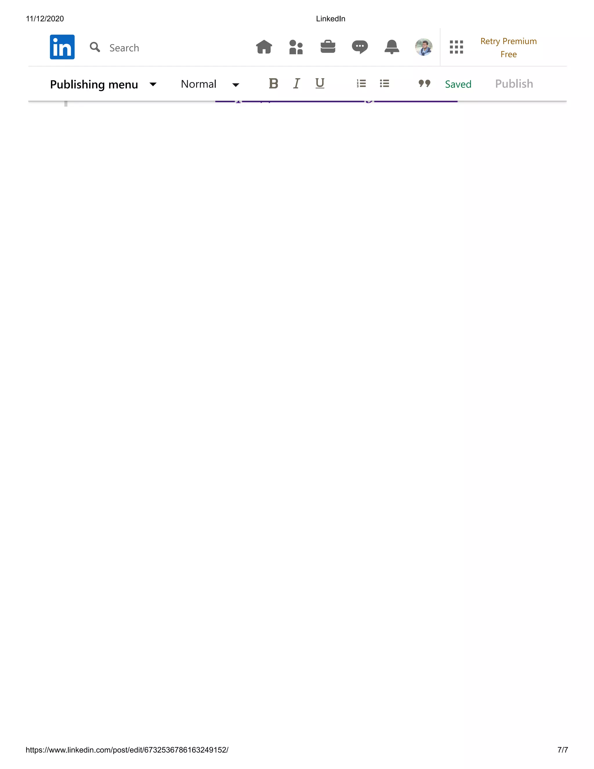 11/12/2020 LinkedIn
https://www.linkedin.com/post/edit/6732536786163249152/ 7/7
customer base. To know more about our application
development services visit our
website https://www.usmsystems.com
SavedPublishing menu Normal Publish
Search
Retry Premium
Free
 