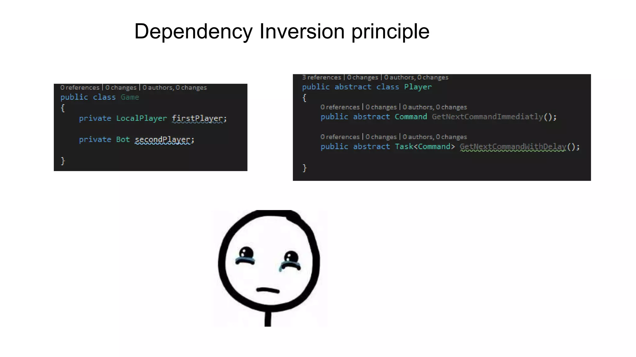 Dependency Inversion principle