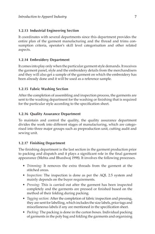 APPAREL PRODUCTION MANAGEMENT TECHNICAL PACKAGE PDF visual data 5