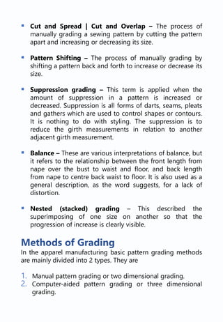 Increase Pattern Apparel CAD and Grading Learning Diary | PDF
