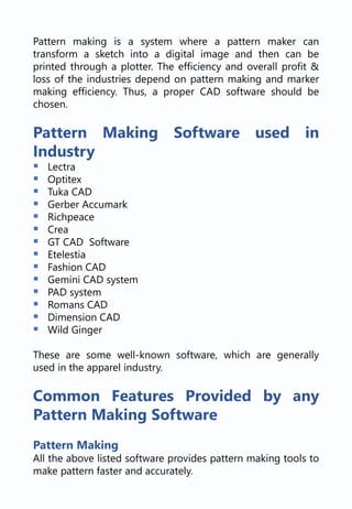 Apparel CAD and Grading Learning Diary | PDF