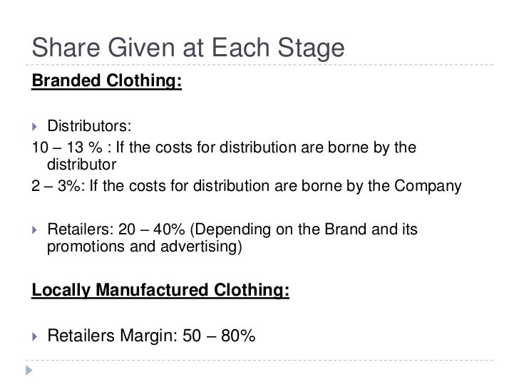 Clothing industry analysis