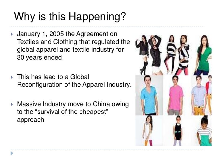 Clothing industry analysis