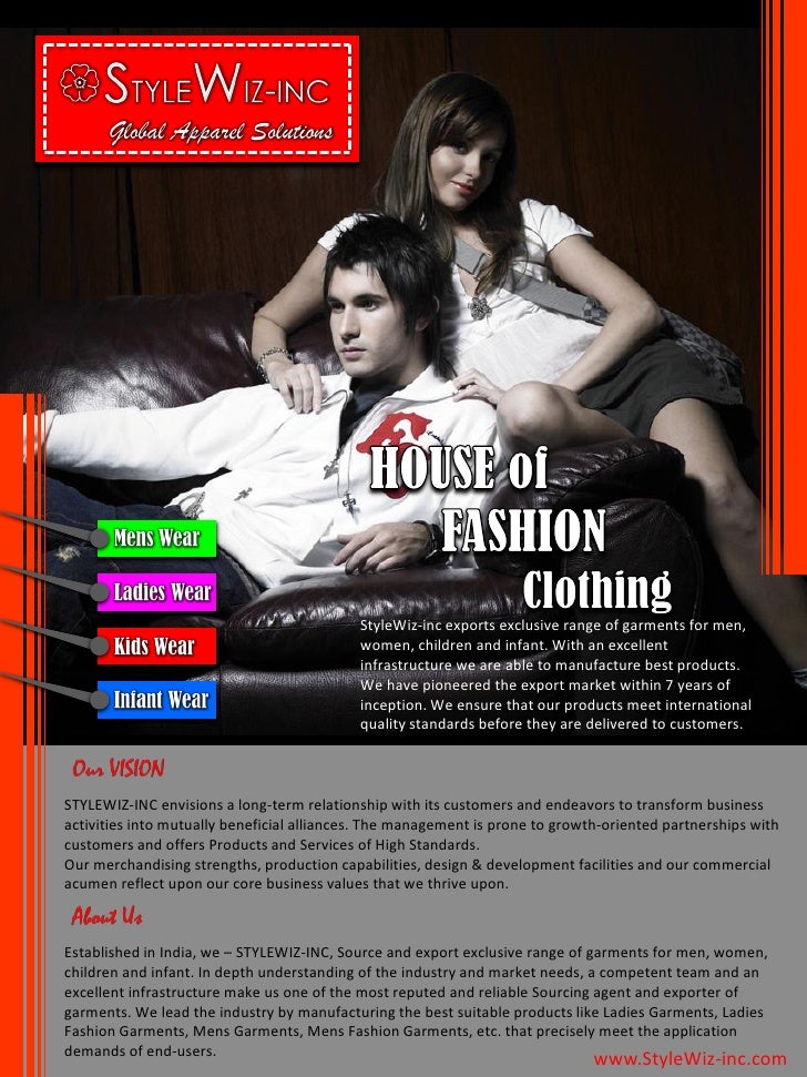 Apparels Garments Clothings Products Manufacturer Producers Exporters