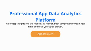 Free app market analytics for growth and competition insights - Appark ...