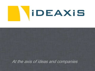 At the axis of ideas and companies
 