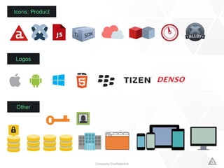 Company Confidential
Icons: Product
Logos
Other
 