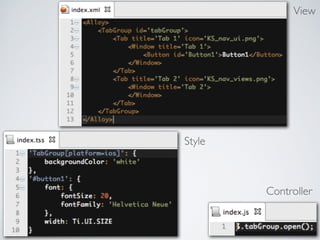 View
Style
Controller
 