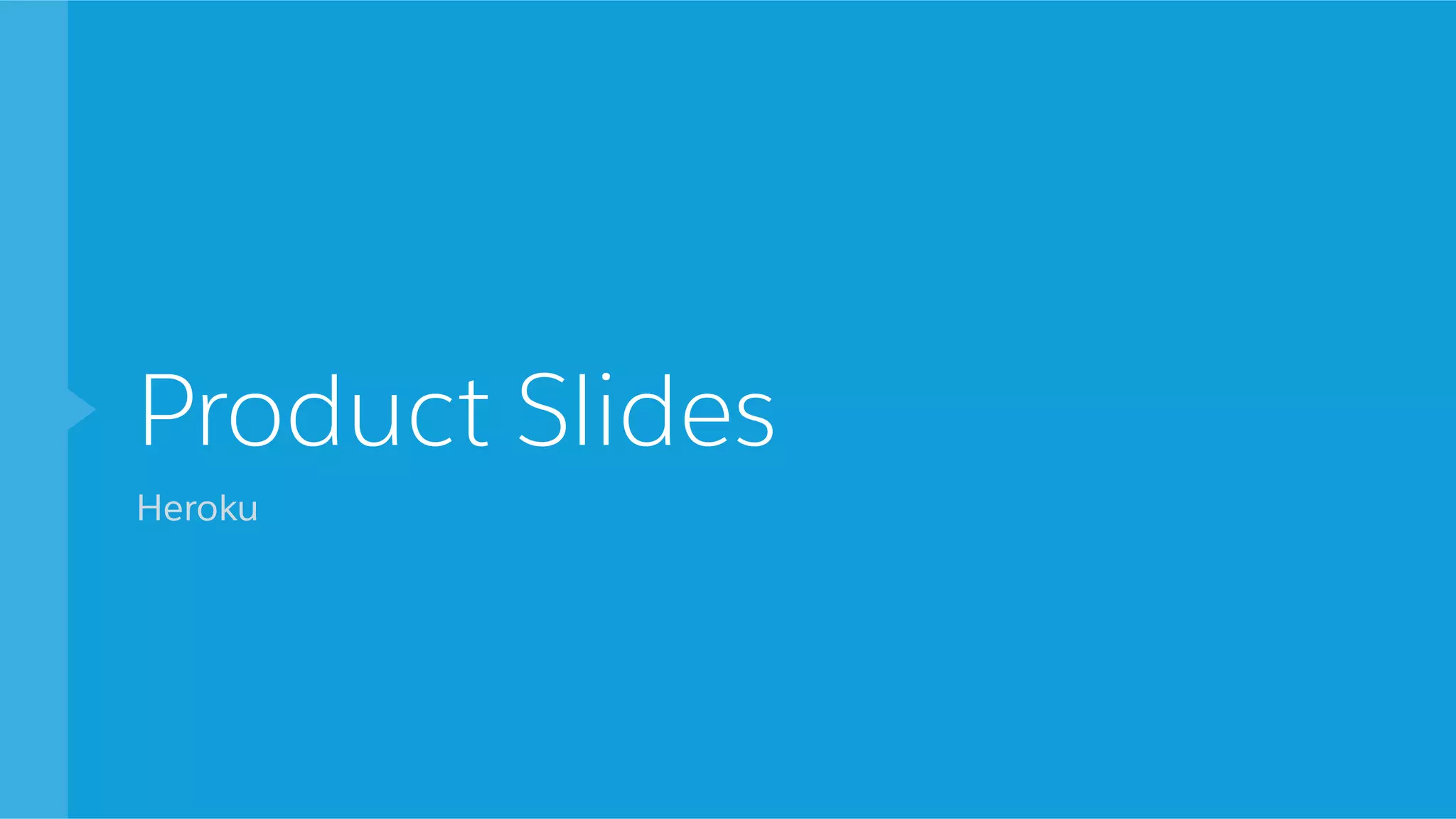 Product Slides Heroku 