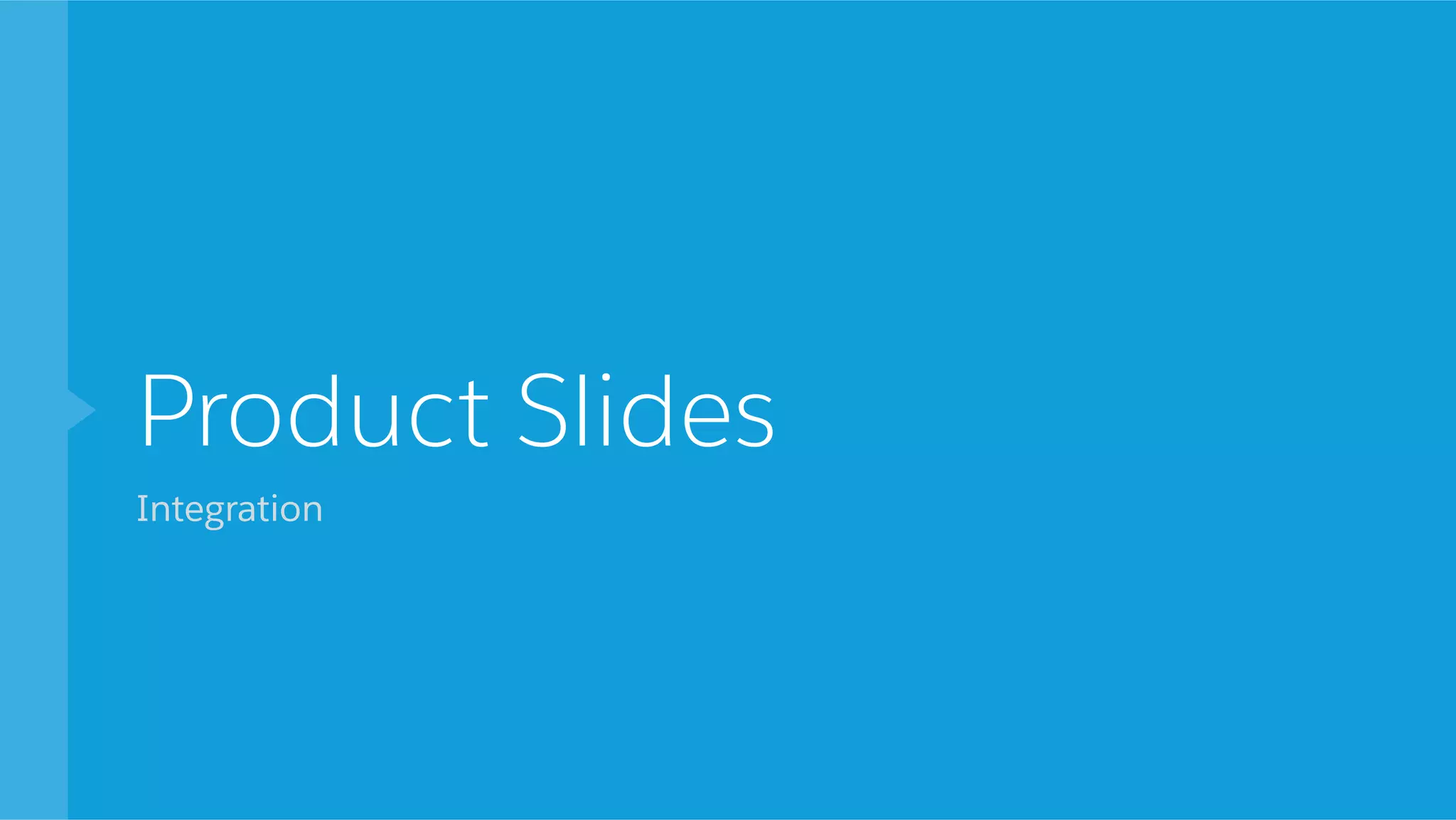 Product Slides Integration 