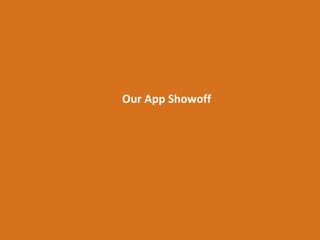 Our App Showoff

 